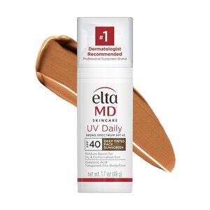 EltaMD UV Daily Broad-Spectrum Face Sunscreen SPF 40 - Deep Tinted NEW